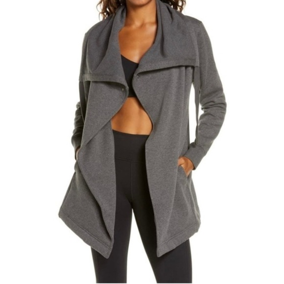 Zella Gray Open Front Wrap - Picture 1 of 9